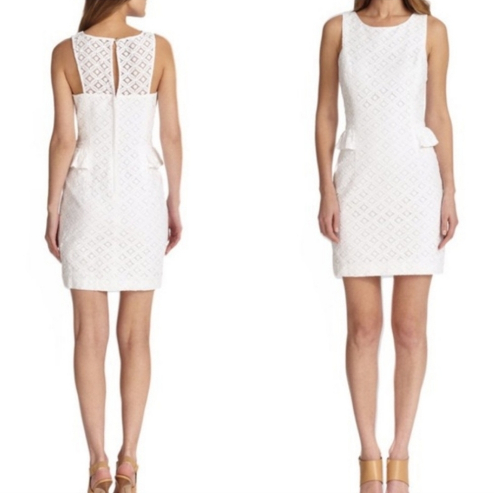 Lilly pulitzer lace Abby peplum dress